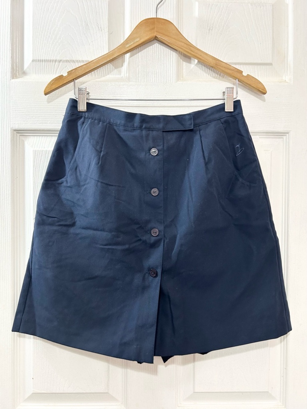 Liz Claiborne LIZGOLF Women's Navy Skort Rubber Waistband Golf Sporty Sz 10 NWT